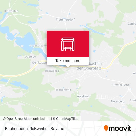 Eschenbach, Rußweiher map