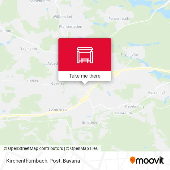 Карта Kirchenthumbach, Post