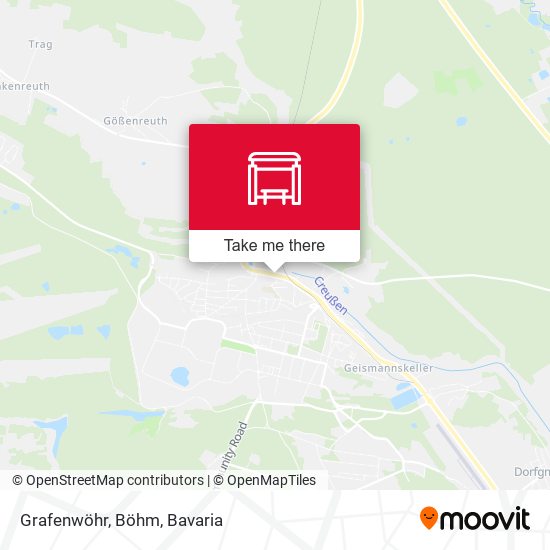 Grafenwöhr, Böhm map