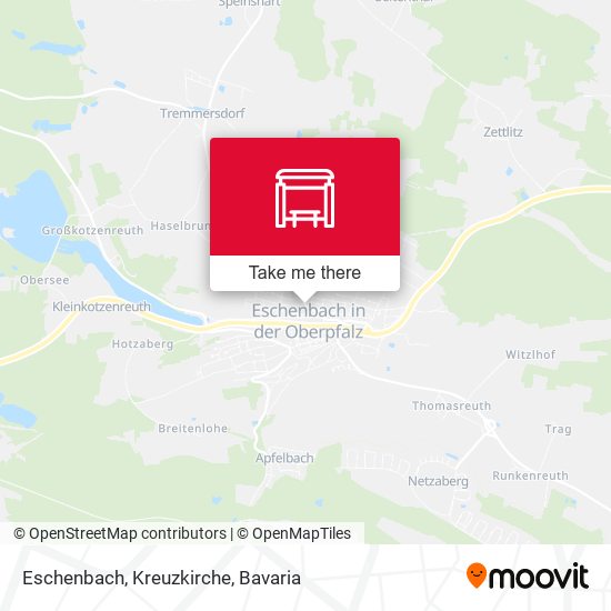 Eschenbach, Kreuzkirche map