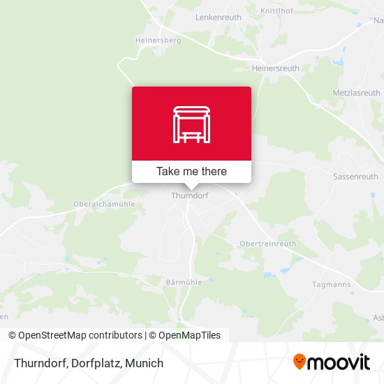 Thurndorf, Dorfplatz map