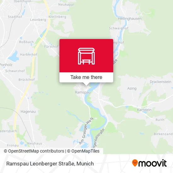 Карта Ramspau Leonberger Straße