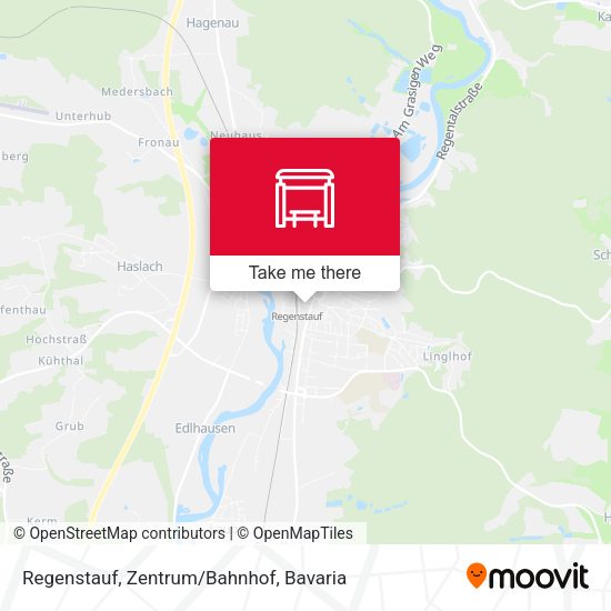 Regenstauf, Zentrum/Bahnhof map