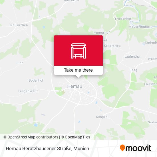 Hemau Beratzhausener Straße map