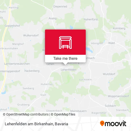 Карта Lehenfelden am Birkenhain