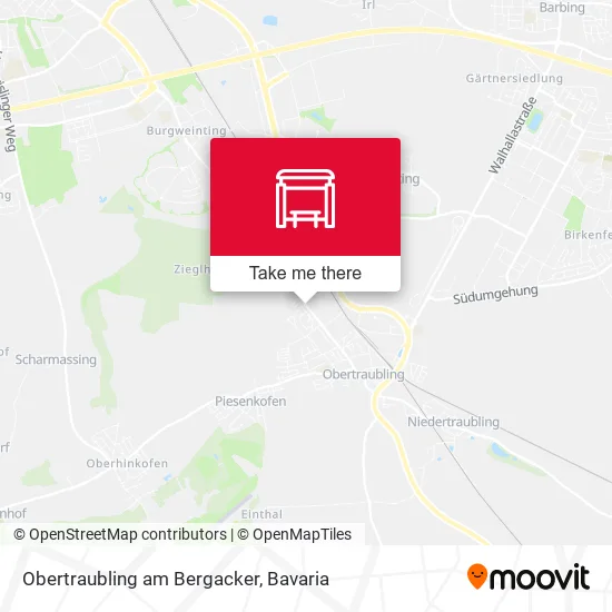 Карта Obertraubling am Bergacker