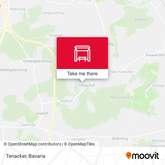 Карта Tenacker