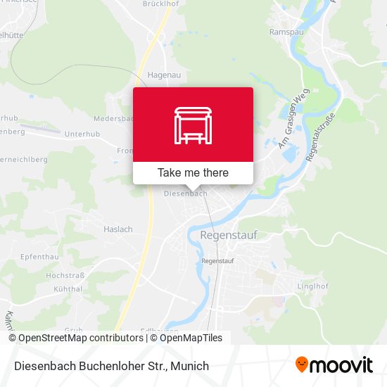 Diesenbach Buchenloher Str. map