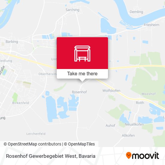 Rosenhof Gewerbegebiet West map