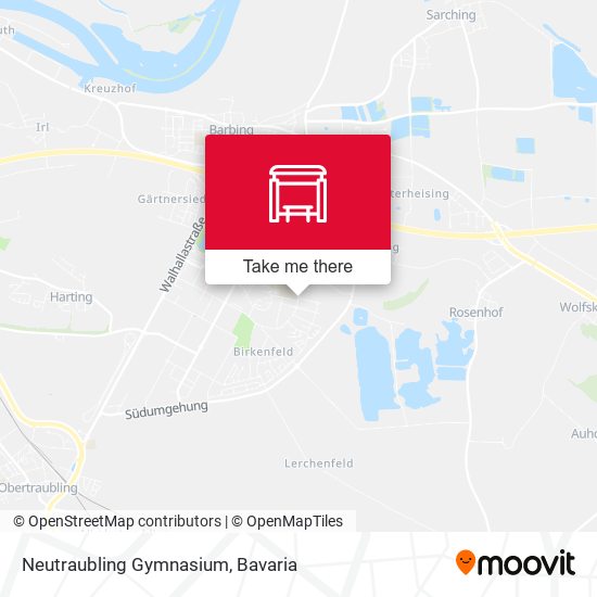 Neutraubling Gymnasium map