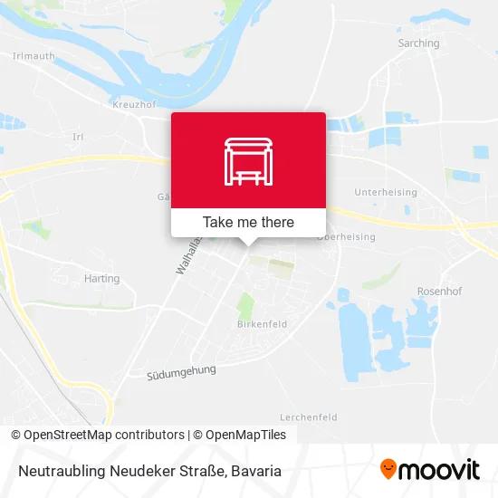 Карта Neutraubling Neudeker Straße