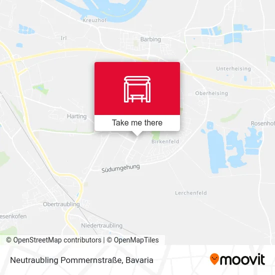 Карта Neutraubling Pommernstraße