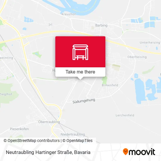 Карта Neutraubling Hartinger Straße