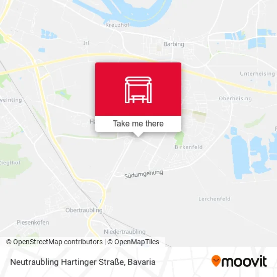 Карта Neutraubling Hartinger Straße