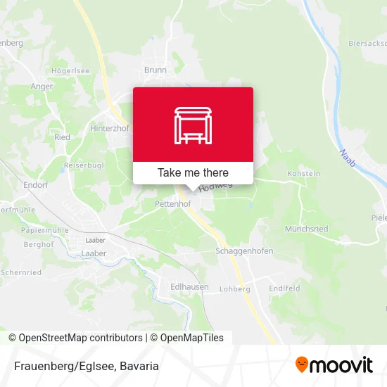 Карта Frauenberg/Eglsee