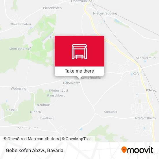 Карта Gebelkofen Abzw.