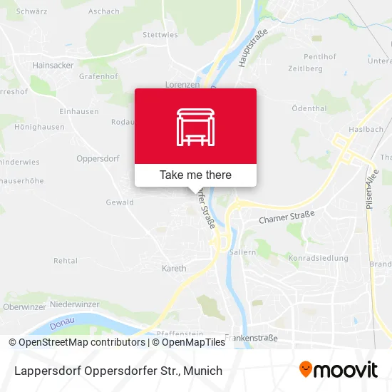 Карта Lappersdorf Oppersdorfer Str.
