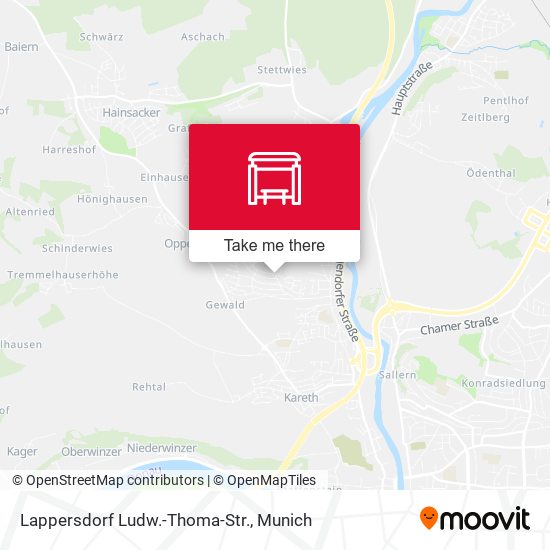 Lappersdorf Ludw.-Thoma-Str. map