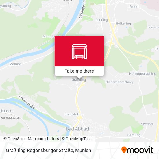 Карта Graßlfing Regensburger Straße