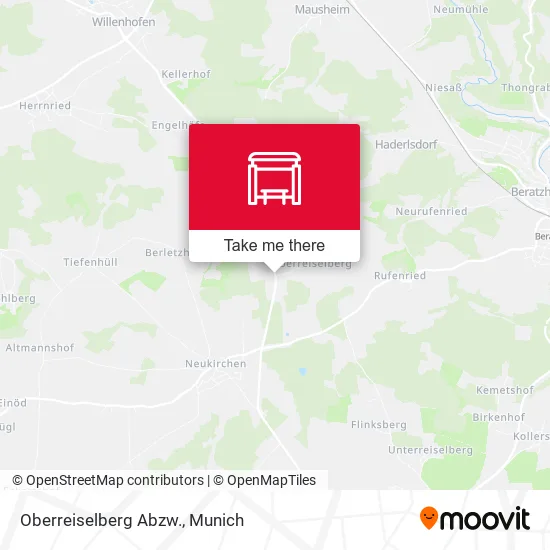 Карта Oberreiselberg Abzw.