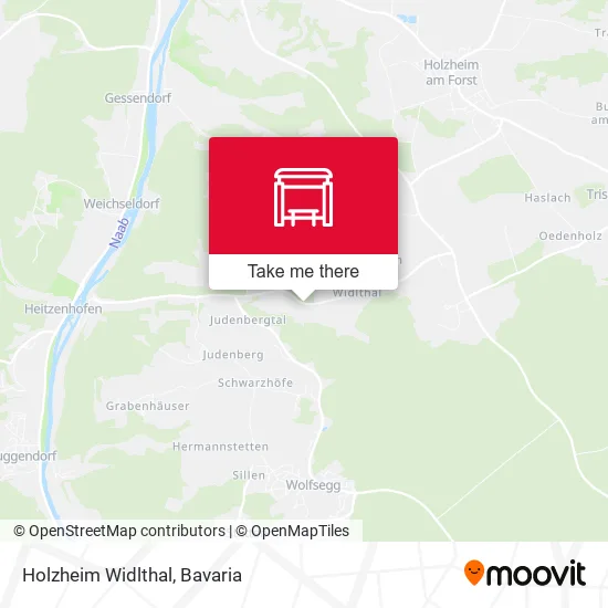 Карта Holzheim Widlthal
