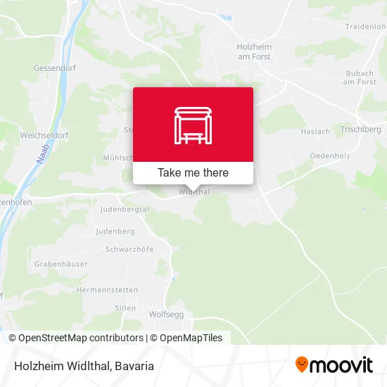 Карта Holzheim Widlthal