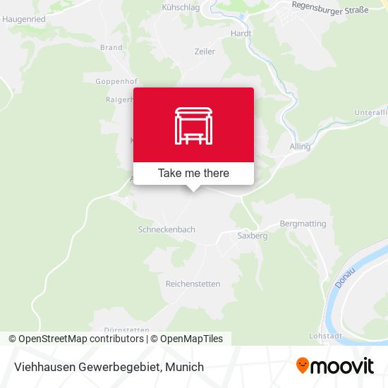 Viehhausen Gewerbegebiet map