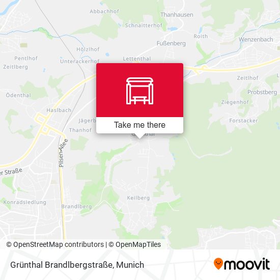 Grünthal Brandlbergstraße map