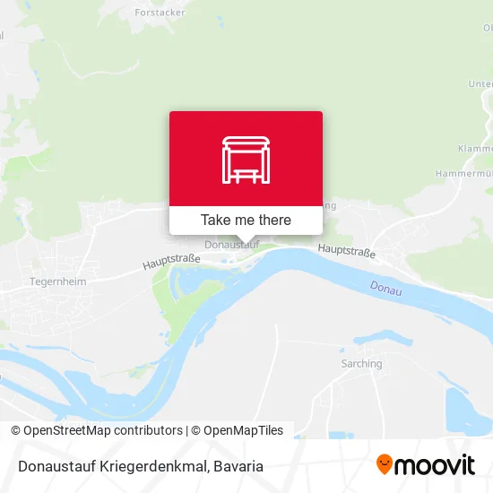 Карта Donaustauf Kriegerdenkmal