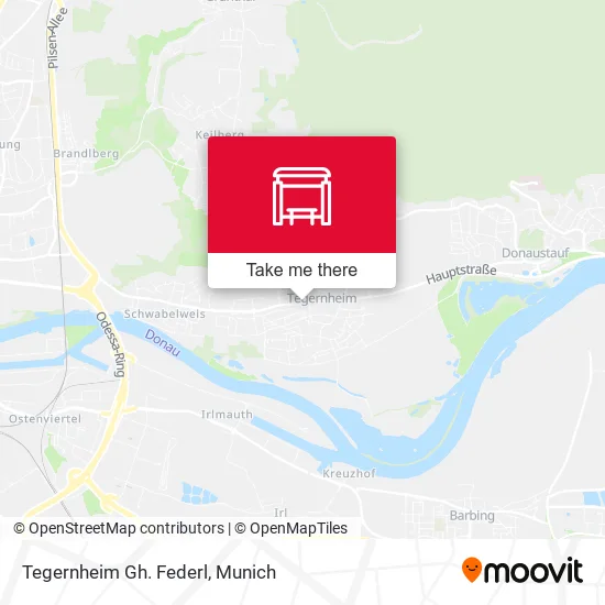 Карта Tegernheim Gh. Federl