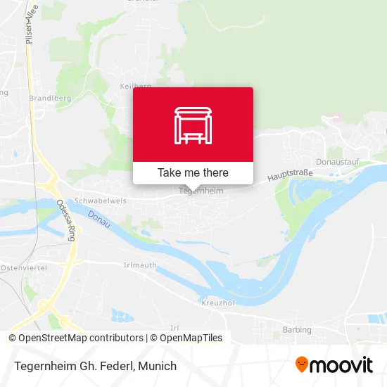 Карта Tegernheim Gh. Federl