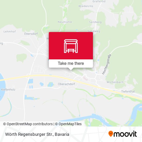 Wörth Regensburger Str. map