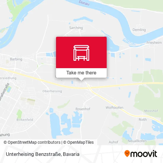 Карта Unterheising Benzstraße