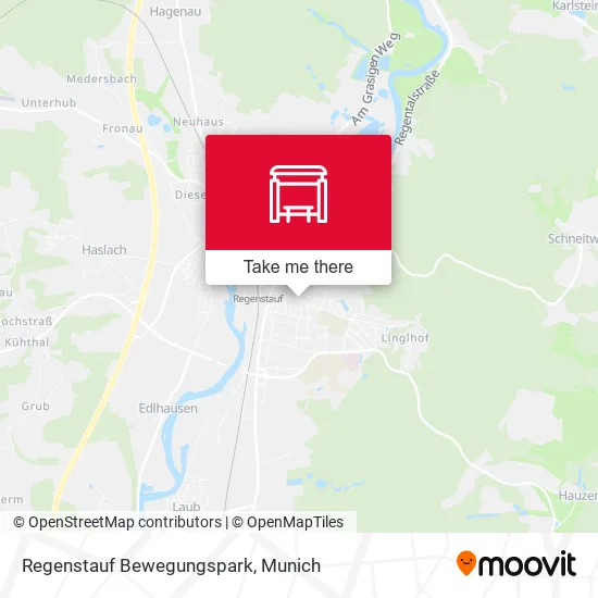 Карта Regenstauf Bewegungspark