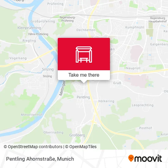 Карта Pentling Ahornstraße