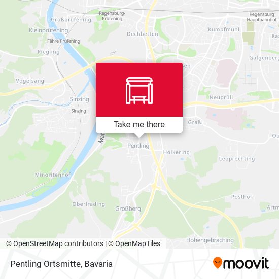 Карта Pentling Ortsmitte