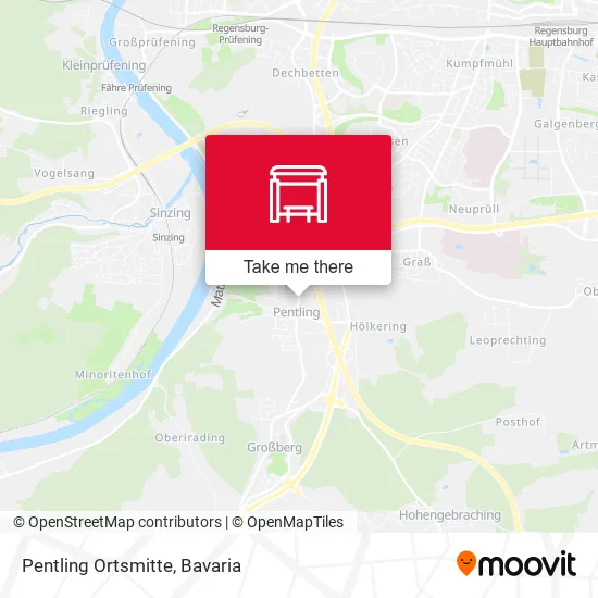 Карта Pentling Ortsmitte