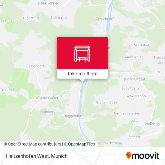 Карта Heitzenhofen West