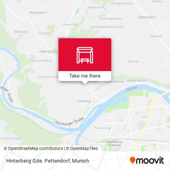 Hinterberg Gde. Pettendorf map