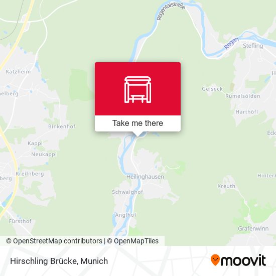 Hirschling Brücke map