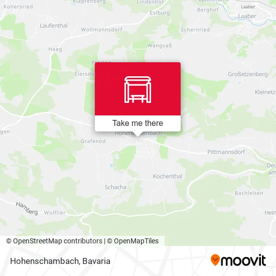 Карта Hohenschambach