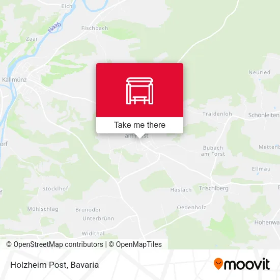 Карта Holzheim Post