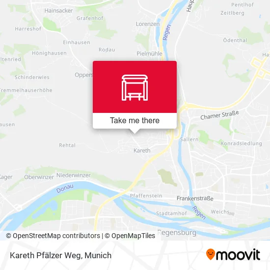 Карта Kareth Pfälzer Weg