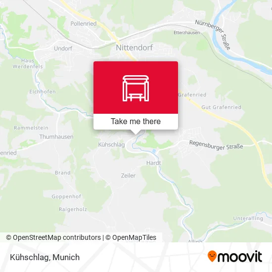 Карта Kühschlag
