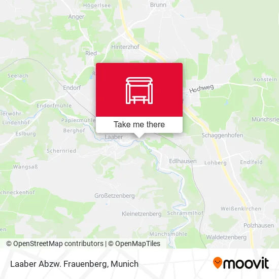 Карта Laaber Abzw. Frauenberg