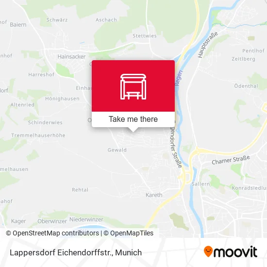 Карта Lappersdorf Eichendorffstr.