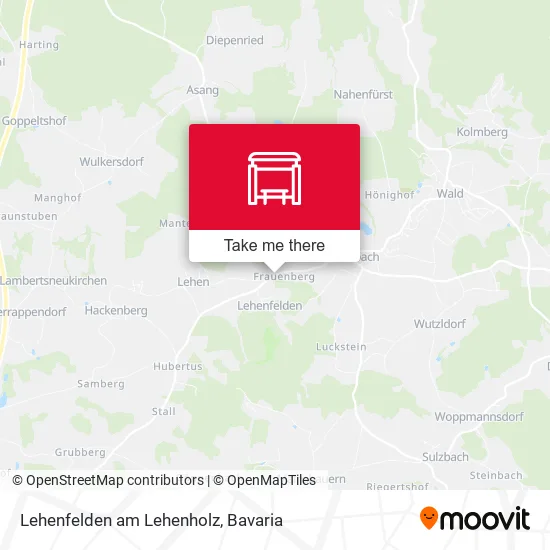 Карта Lehenfelden am Lehenholz