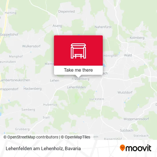 Карта Lehenfelden am Lehenholz