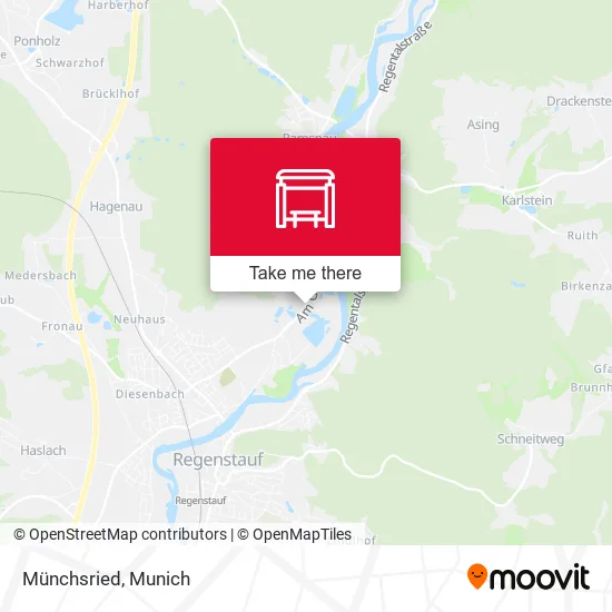 Карта Münchsried