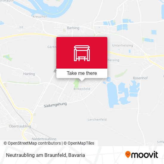 Neutraubling am Braunfeld map